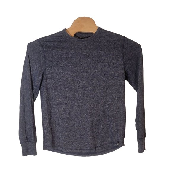 Lucky Brand Los Angelos Long Sleeve Tee Shirt Blue Crew Neck Size Medium‎ Men's - Picture 1 of 5